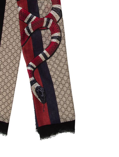 mens gucci scarf sale|gucci snake scarf men.